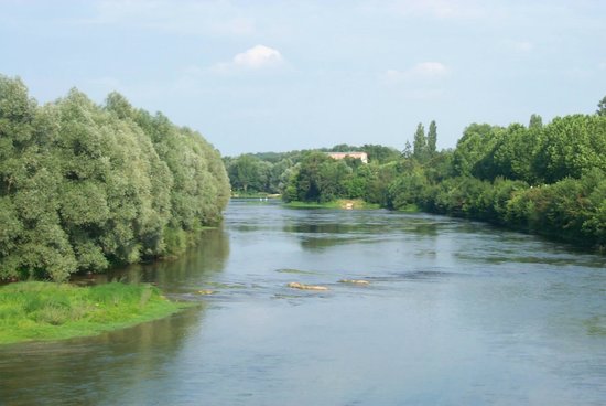 The river Cher at Chabris